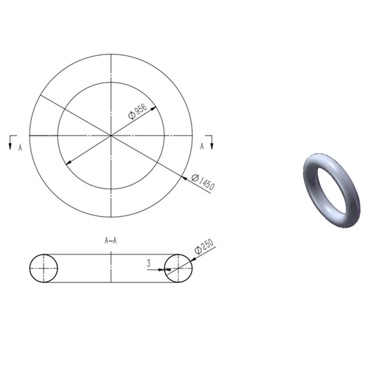 einzelnes Corona-Ring-Design