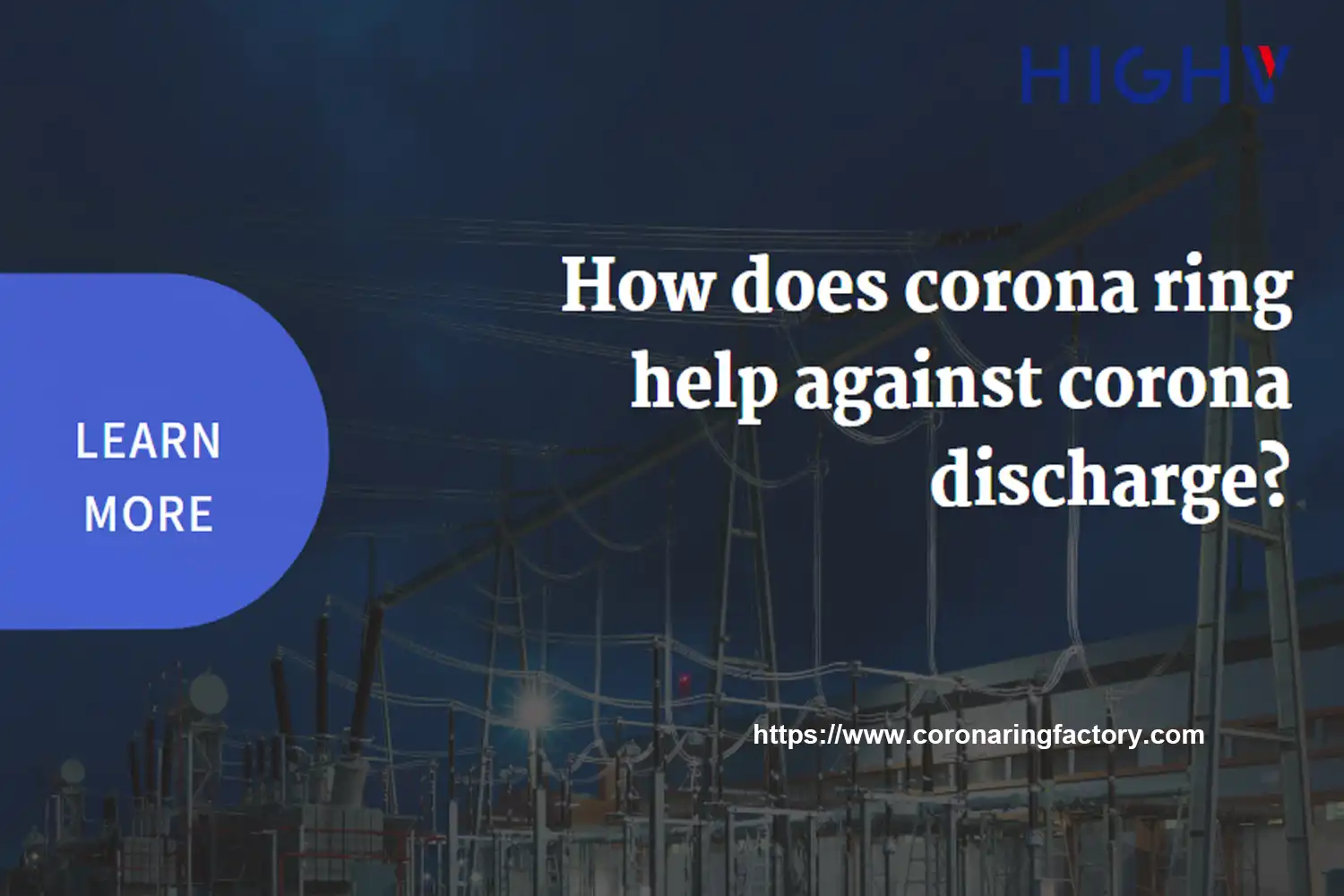 corona ring against corona discharge