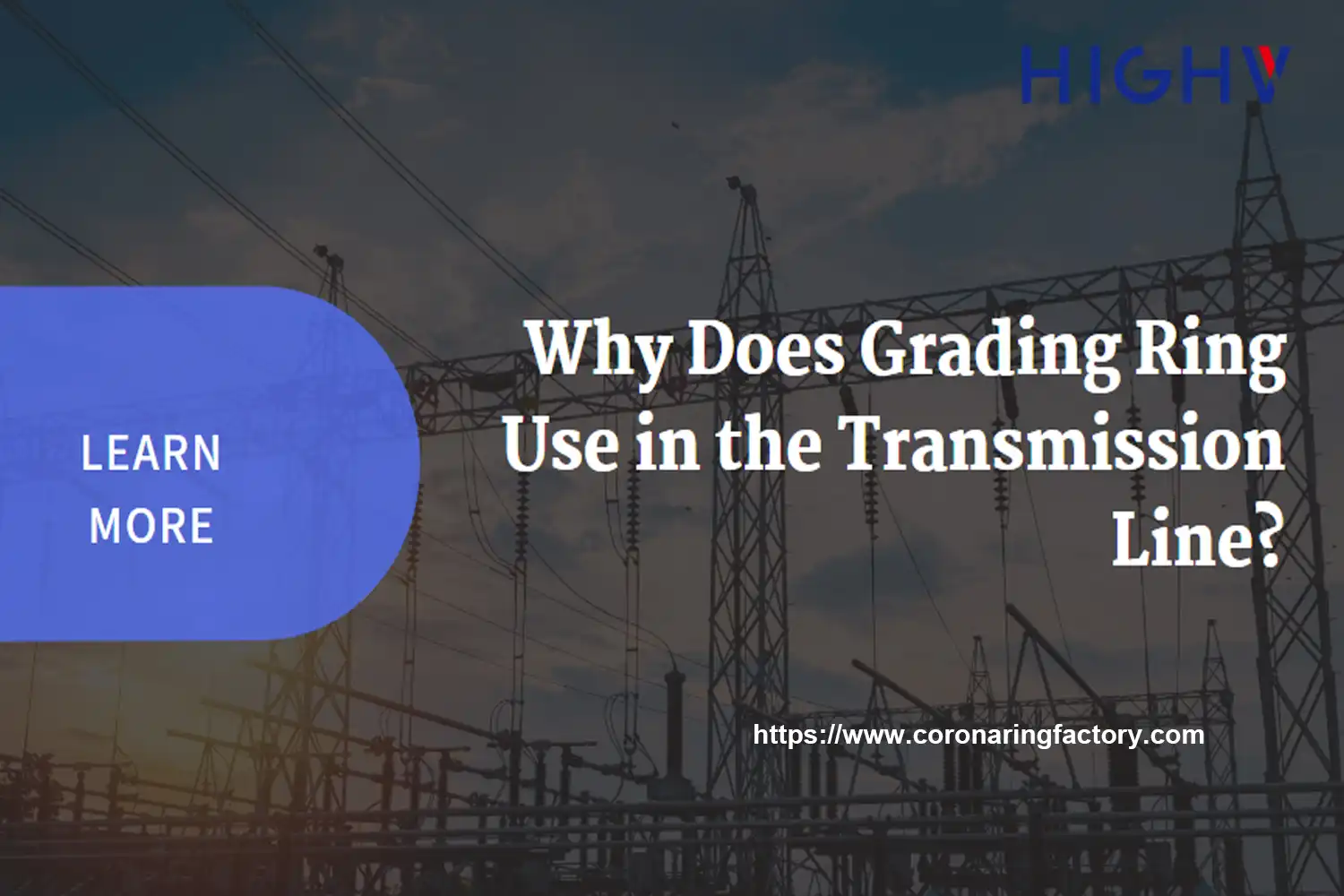 grading ring use in transmission line